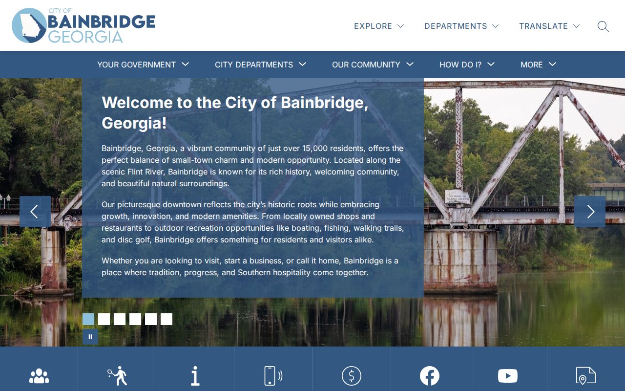 Official City of Bainbridge government gateway
