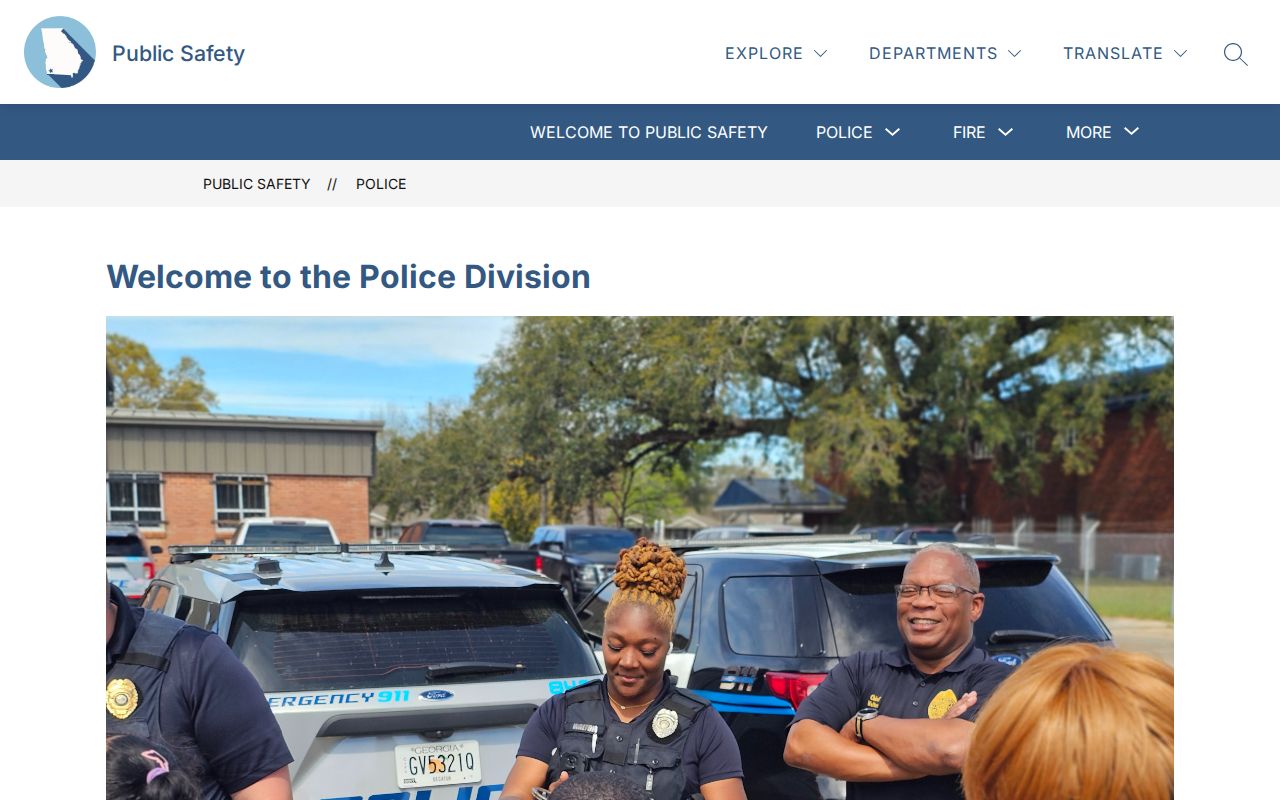Bainbridge Public Safety police division and headquarters