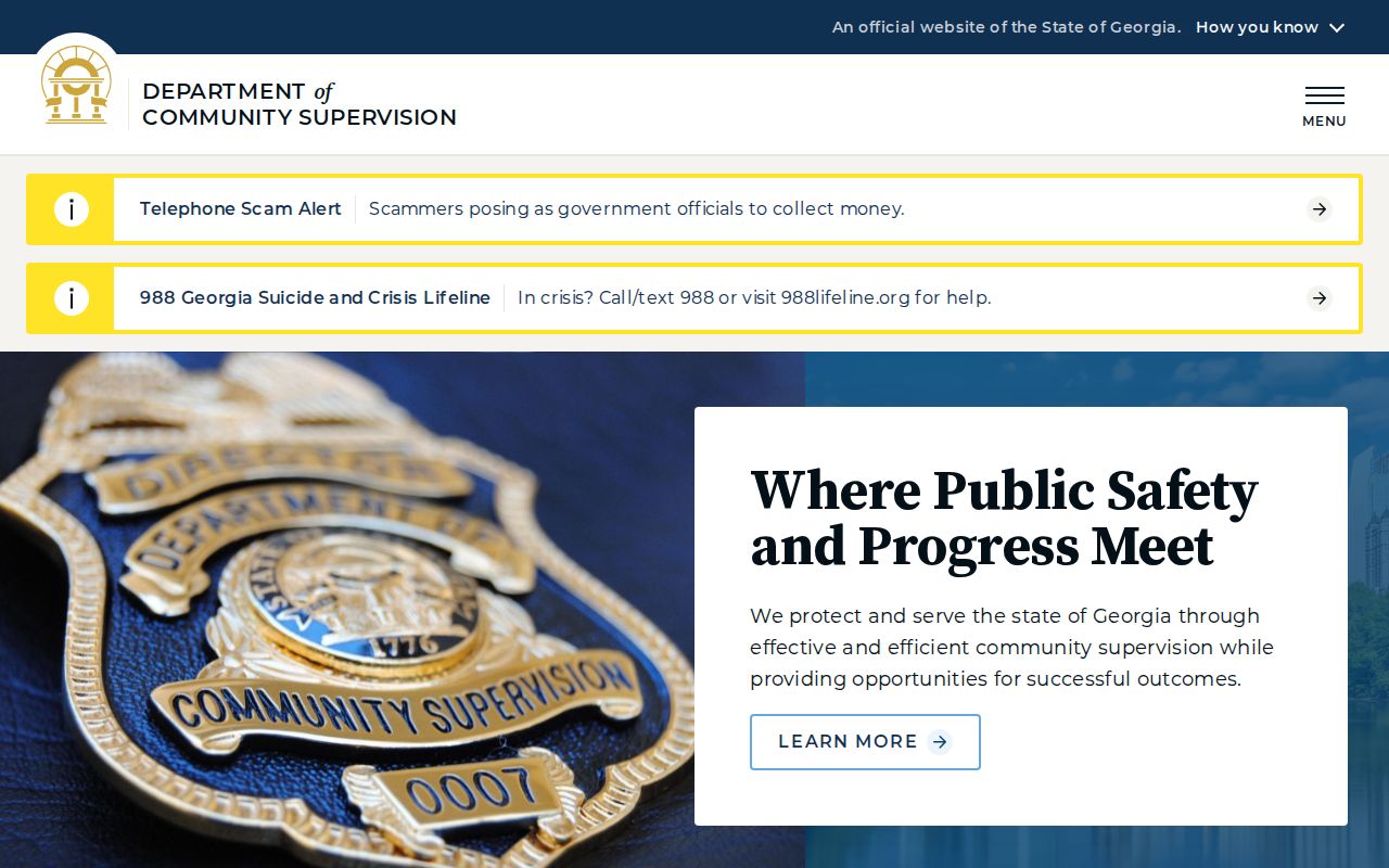 Decatur County criminal supervision through Georgia DCS